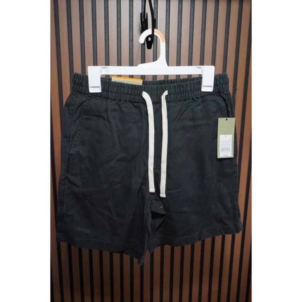 Goodfellow & Co Mens Pull On Shorts Black Elastic Waist Size Small NWT